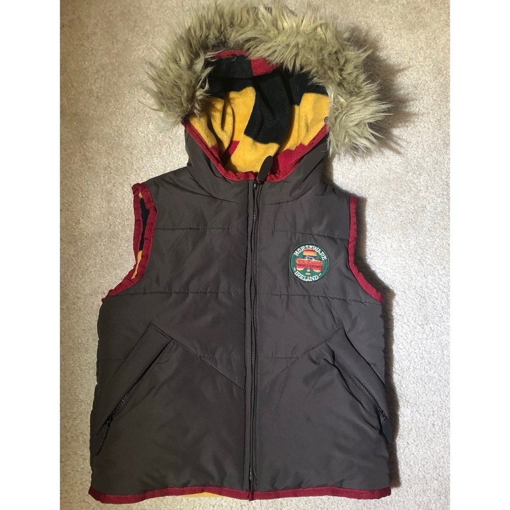 horseware ireland size 7-8 hooded vest